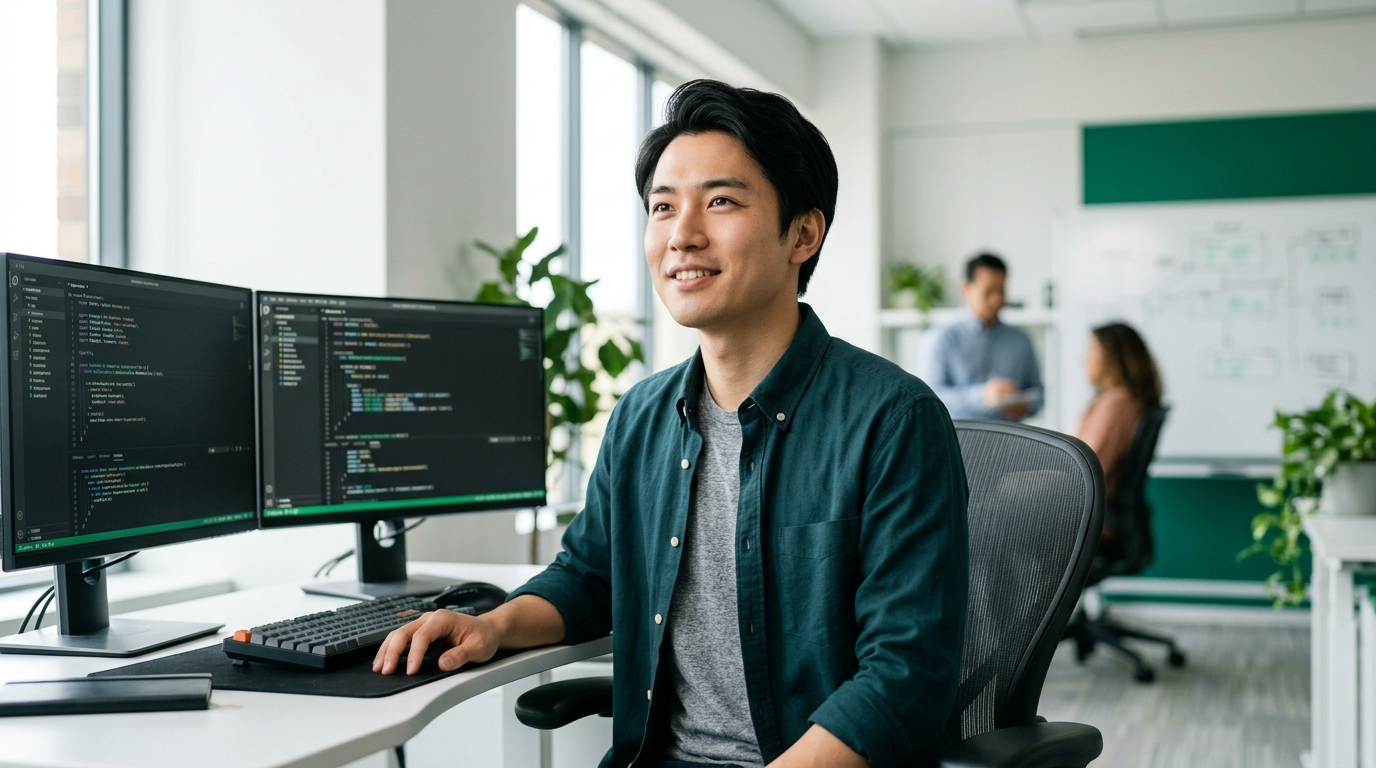 年収アップを実現したITエンジニア