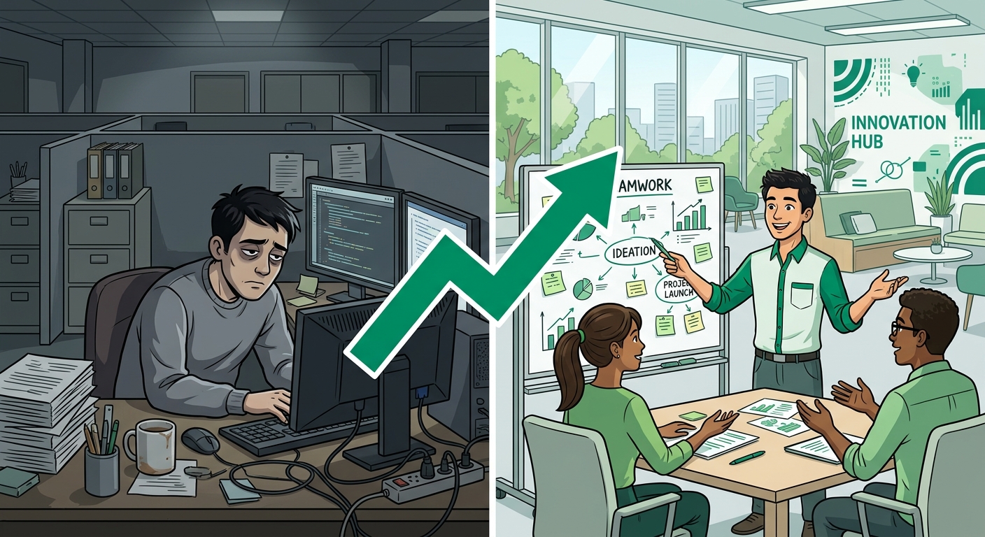 転職前後のイメージ